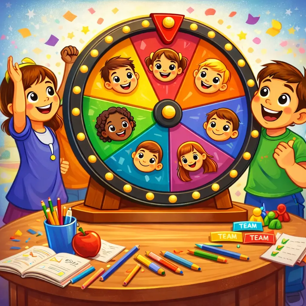 Students enjoying an interactive classroom activity